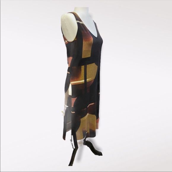 Le CHATEAU | Abstract Double Side Split Dress - Picture 4 of 4